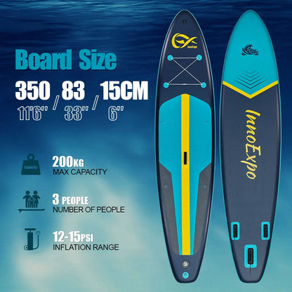 Uppblåsbart SUP-bräde InnoExpo med tillbehör – 320–350 cm