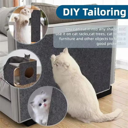 Kattklösmatta & Sofaskydd – Självhäftande, Trimbar, 7 Färger & Flera Storlekar