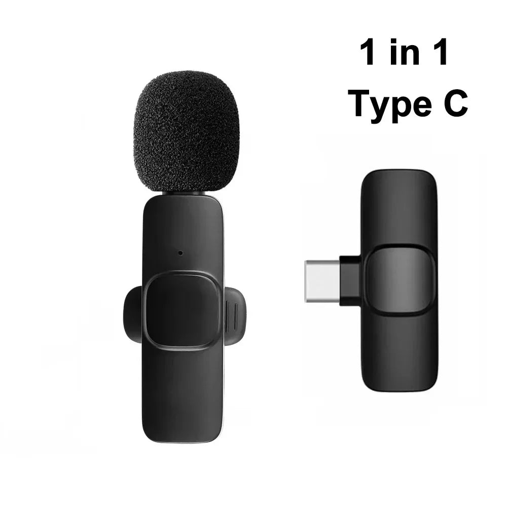 Trådlös myggmikrofon för streaming – välj 3,5 mm eller USB-C