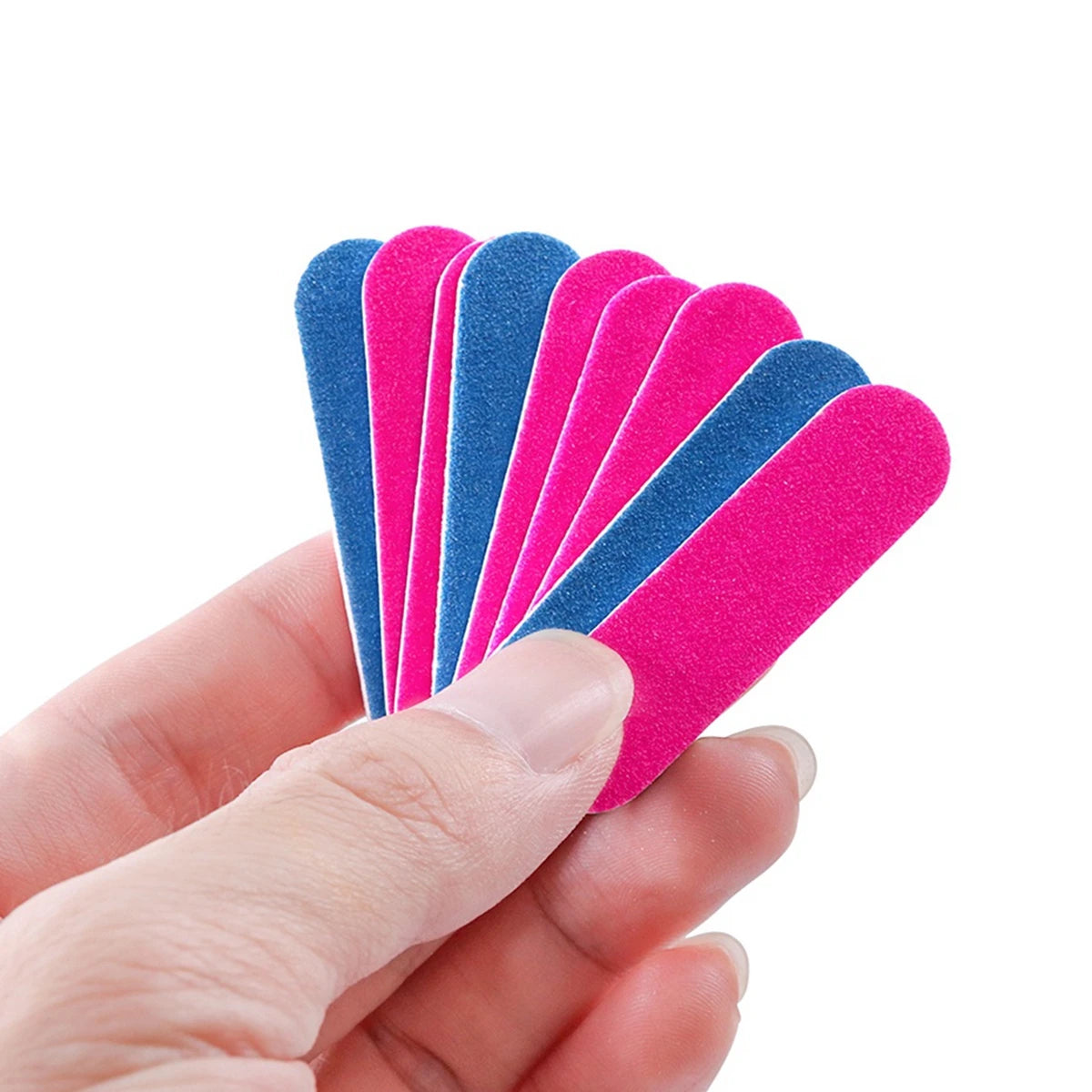 10 to 2000 pcs Disposable Mini Nail Files - Double Sided Emery Boards for Manicure and Pedicure - 180/240 Grit