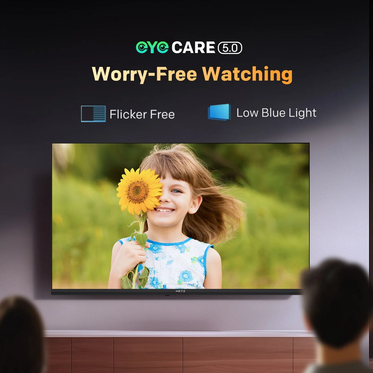 Metz Qled 32" 40 Inch Smart Led Tv Google Tele Hdr 10 Dolby Audio Bluetooth 5.1 Eyecare Tuner 2025 32Mqf7030Z