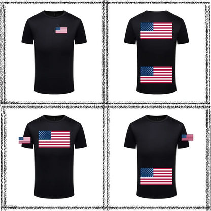 Eget tryck fram & bak, snabbtorkande t-shirt med logotyp, text eller foto – reklamkläder
