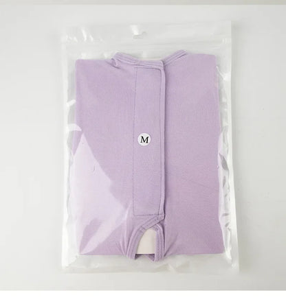 Soft Cat Recovery Vest Anti Licking Kitten Surgery Suit Pet Sterilization Jumpsuit Comfortable Weaning Clothes for Daily Care