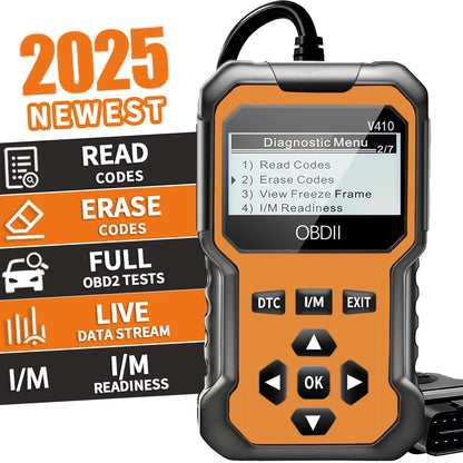 OBD2 Diagnostikverktyg – Felkodsläsare för Alla OBD II-bilar fr.o.m. 1996