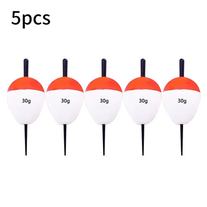 5pcs Foam Fishing Floats EVA Fish Floats Bait Fishing Buoys 2g/3g/5g/10g/15g/ 20g/35g/40g/60g Buoy Flotador Fishing Accessories