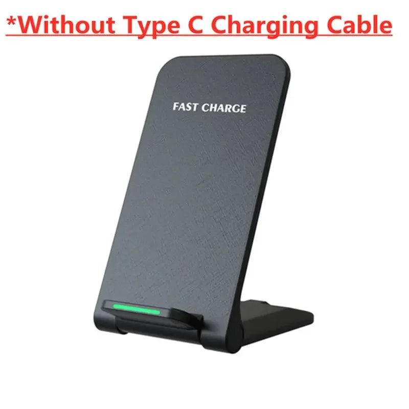 65W Fast Wireless Charger Stand Pad for iPhone 17 16 15 14Pro Samsung Xiaomi Phone Chargers Induction Fast Charging Dock Station