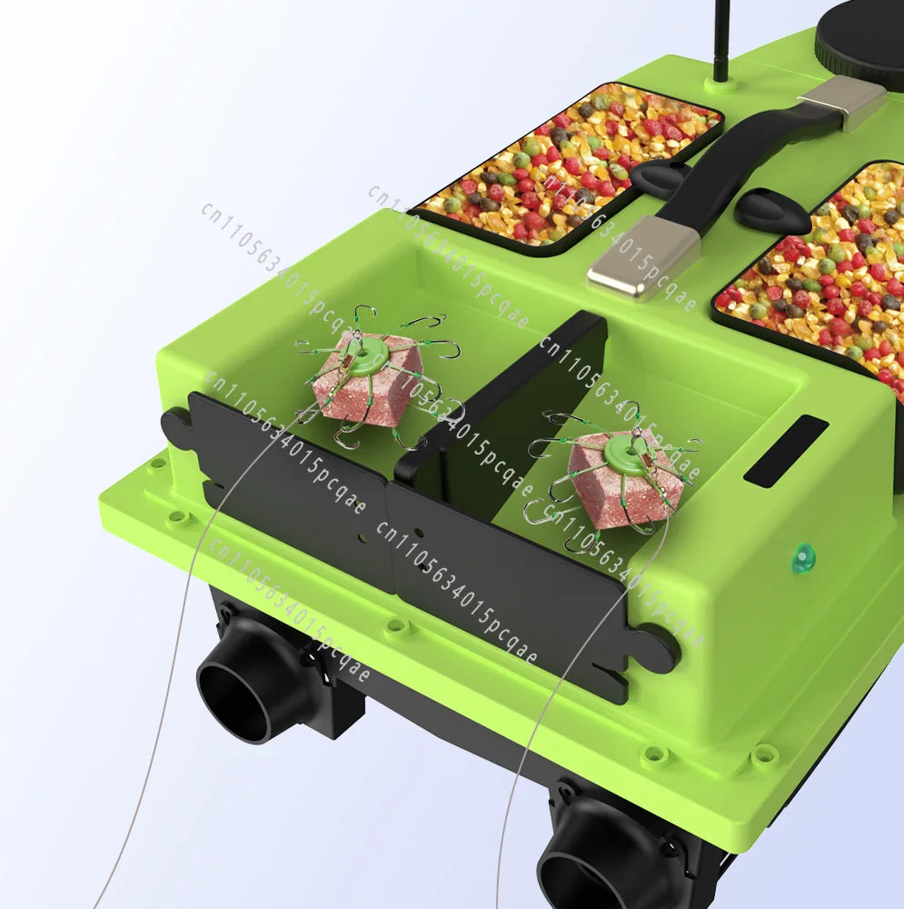 Intelligent remote control nesting boat 500 meters GPS automatic return 99 fixed-point fishing bait tug boat