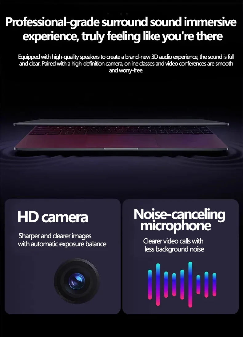 LenO 15,6" Gaming Laptop Intel Core i9-9900 16/32GB RAM Upp till 2TB SSD – Win 11 Pro FHD 1920x1080 Ultratunn Metallram Svart/Silver
