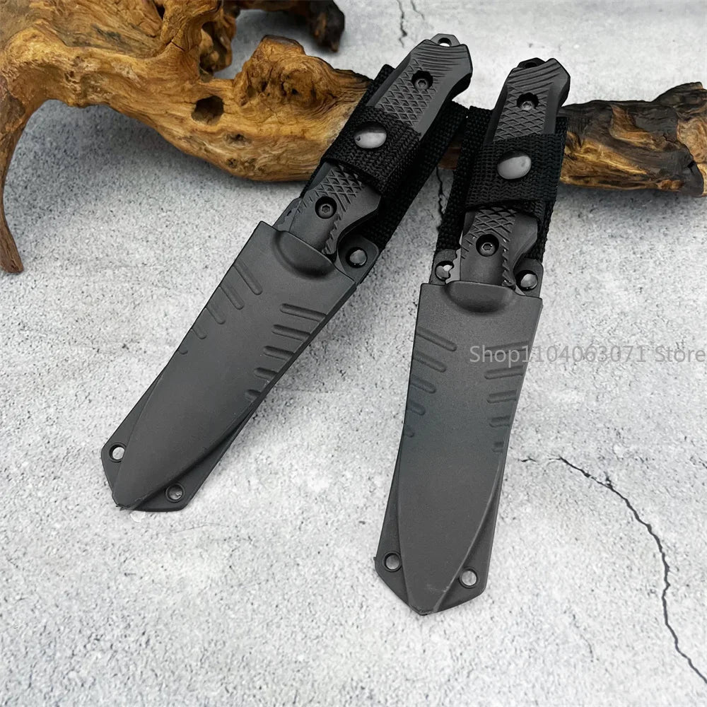Portable Straight Cutter Built 5Cr13Mov Steel Blade and Comfortable ABS Grip, Equipped with Sheath for Field Trips and Daily Use