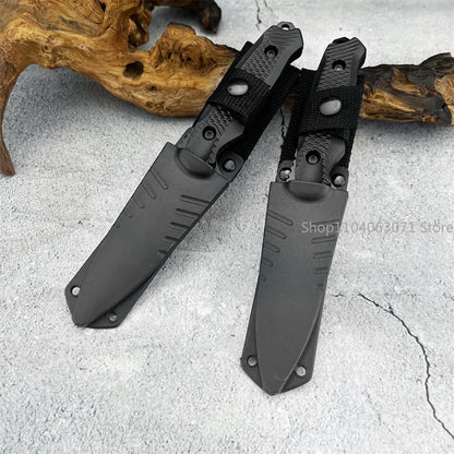 Portable Straight Cutter Built 5Cr13Mov Steel Blade and Comfortable ABS Grip, Equipped with Sheath for Field Trips and Daily Use