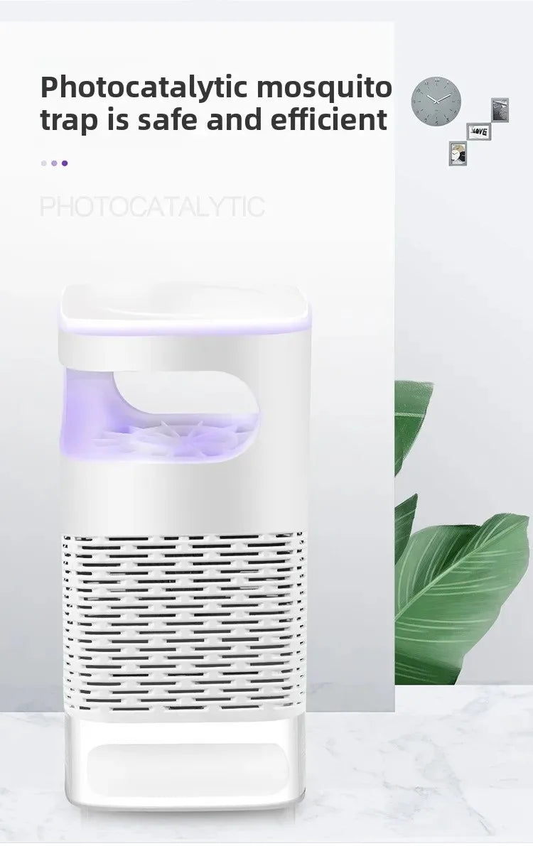 USB Mosquito Trap Electric Silent Bug Zapper Upgraded Inhalation Fly Killer with UV Light Indoor for Home Bedroom Office