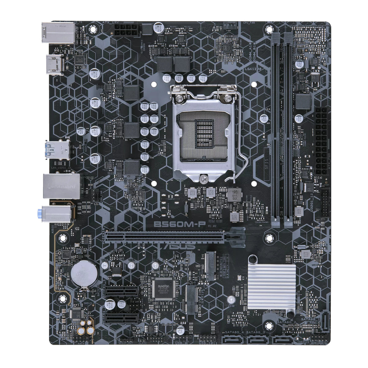 ASUS B560M-P Motherboard intel B560 LGA1200 DDR4 M.2 support Core i3-10100F Core i3-10300 Core i5-11500 Core i7-10700 cpu