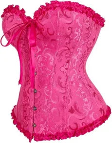 Sexig gotisk korsett shapewear dam steampunk snörning midjeträning