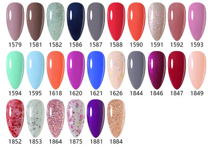 Clou Beaute Gel Nail Polish Neon Brown Royal Blue Red Green Pastal Nude Nail Art Varnishes Gel Lacquer Top Coat UV Gel Nail