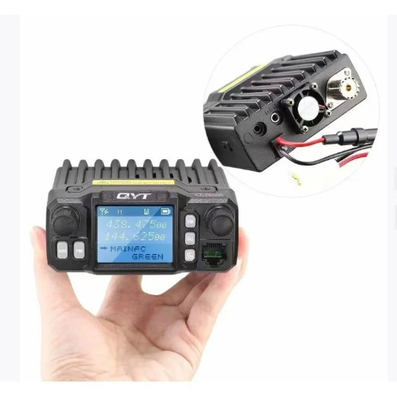 QYT KT-7900D 25W Quad Band Standby 136-174/220-260/350-390/400-480MHz Mini Car Mobile Radio 200CH FM Long Distance Ham Radio