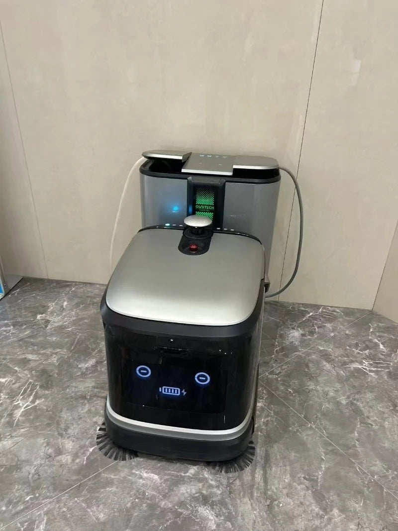 Anpassad industriell städrobot för golv