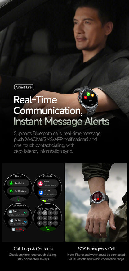 2026 New AI Health Care Accurate Detection ECG Smart Watch Blood Pressure lipids Uric Acid Analysis Bluetooth Call Smart Watches