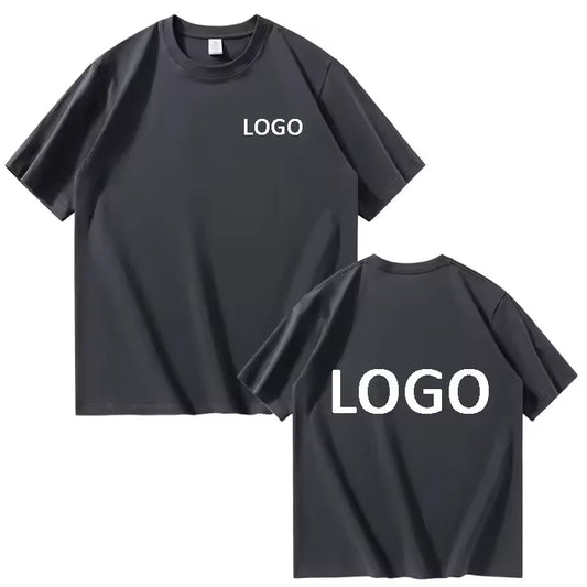 Eget tryck & logotyp, kortärmad t-shirt i bomull, reklamkläder & profilprodukter