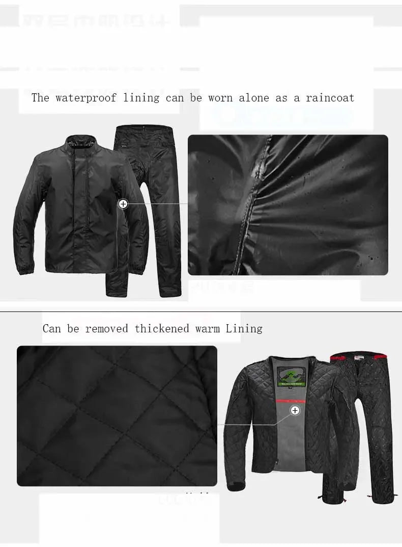 MOTOBOY jacka eller byxor herr – MB-J49 / MB-P49, M–4XL