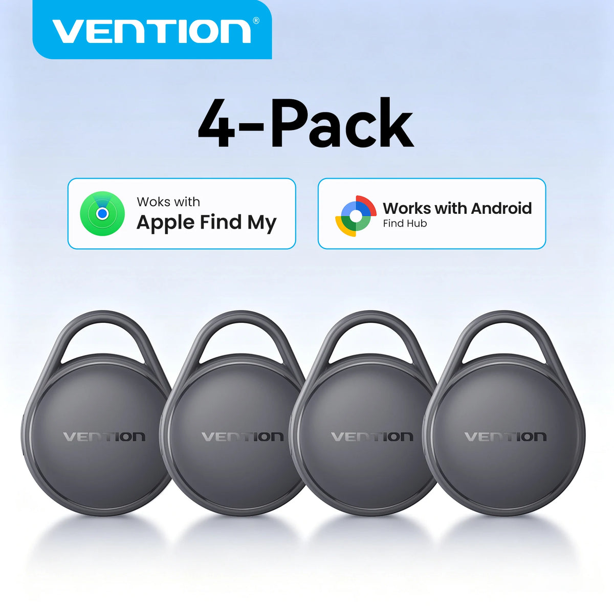 Vention Spårningsbricka Smart Bluetooth-lokaliserare 4-pack