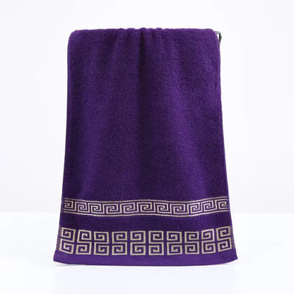100% Pure Cotton Towel 34x73cm Embroidered Towels  For Adults Quick-Dry Thicken Soft Face Towels Absorbent