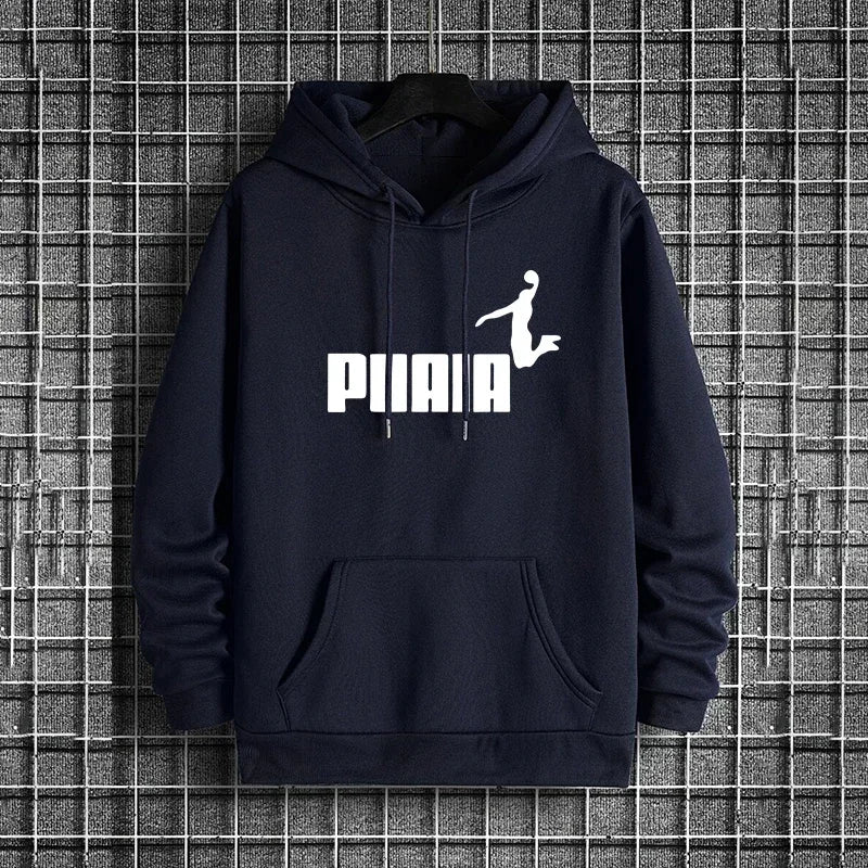 2026 New Men's and Women's Hoodies Urban Casual Fashion Sport Pullover High Quality Solid Color Hooded Sweatshirt
