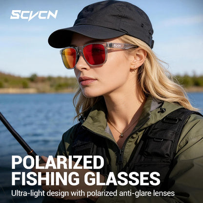 Polariserade Solglasögon UV400 – Anti-bländning för Friluftsliv, Fiske & Cykling