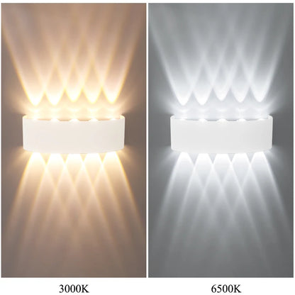 LED Vägglampa IP65 Utomhus & Inomhus – Varmvit/Kallvit, Svart/Vit, 4–10W, AC85–265V