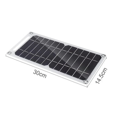 Soecopo Flexibel Solpanel 5V USB – Monokristallin 21,8% CE RoHS Powerbank Mobil Camping Husbil 300×145mm