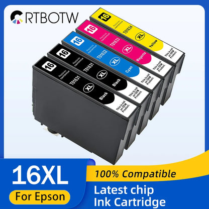 CRTBOTW 16XL T1631 Bläckpatron för Epson kompatibel WorkForce skrivare