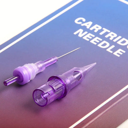 10pcs Tattoo Makeup Cartridge For Tattoos Pen Gun Machines Disposable 0.30MM Pink Sterilized Safe Single Needles
