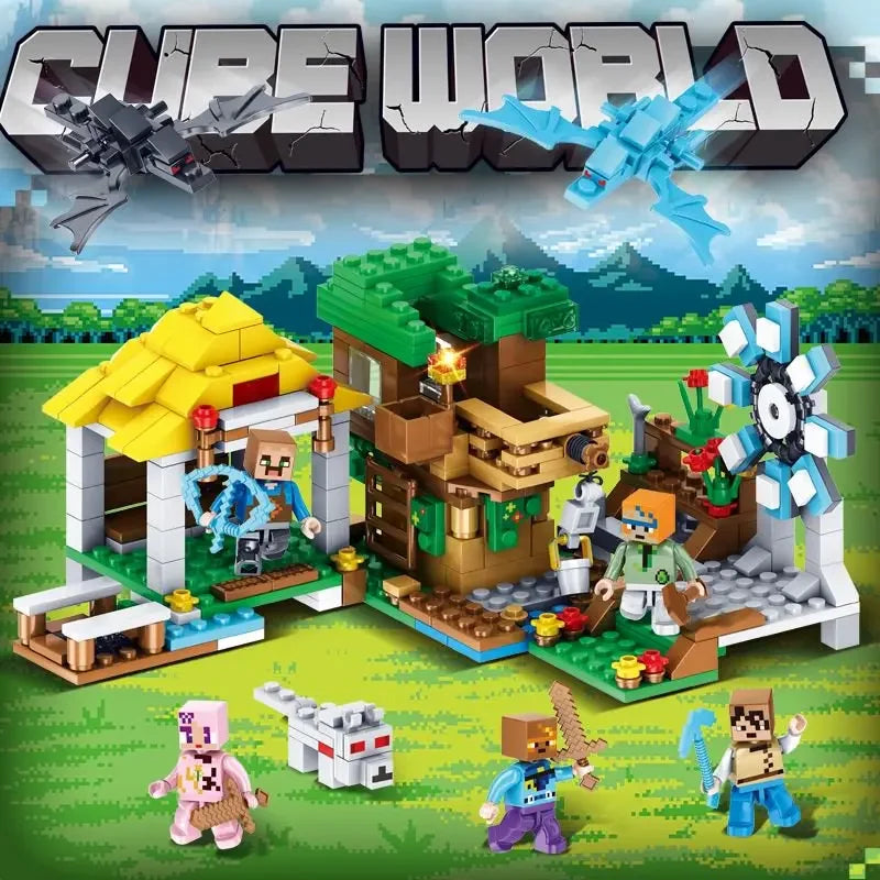 Byggklossar LEGO-kompatibel – 6 Teman By Grotta Gruva Djungel Djurfigurer Pedagogisk Pussellek 6+ År 2026