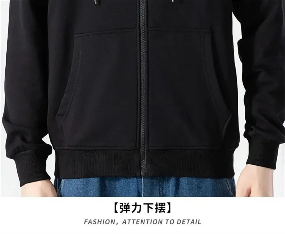 Suzuki Hayabusa Motorcykel Hoodie Herr – Dragkedja, Tryckt Logga, Vår & Höst