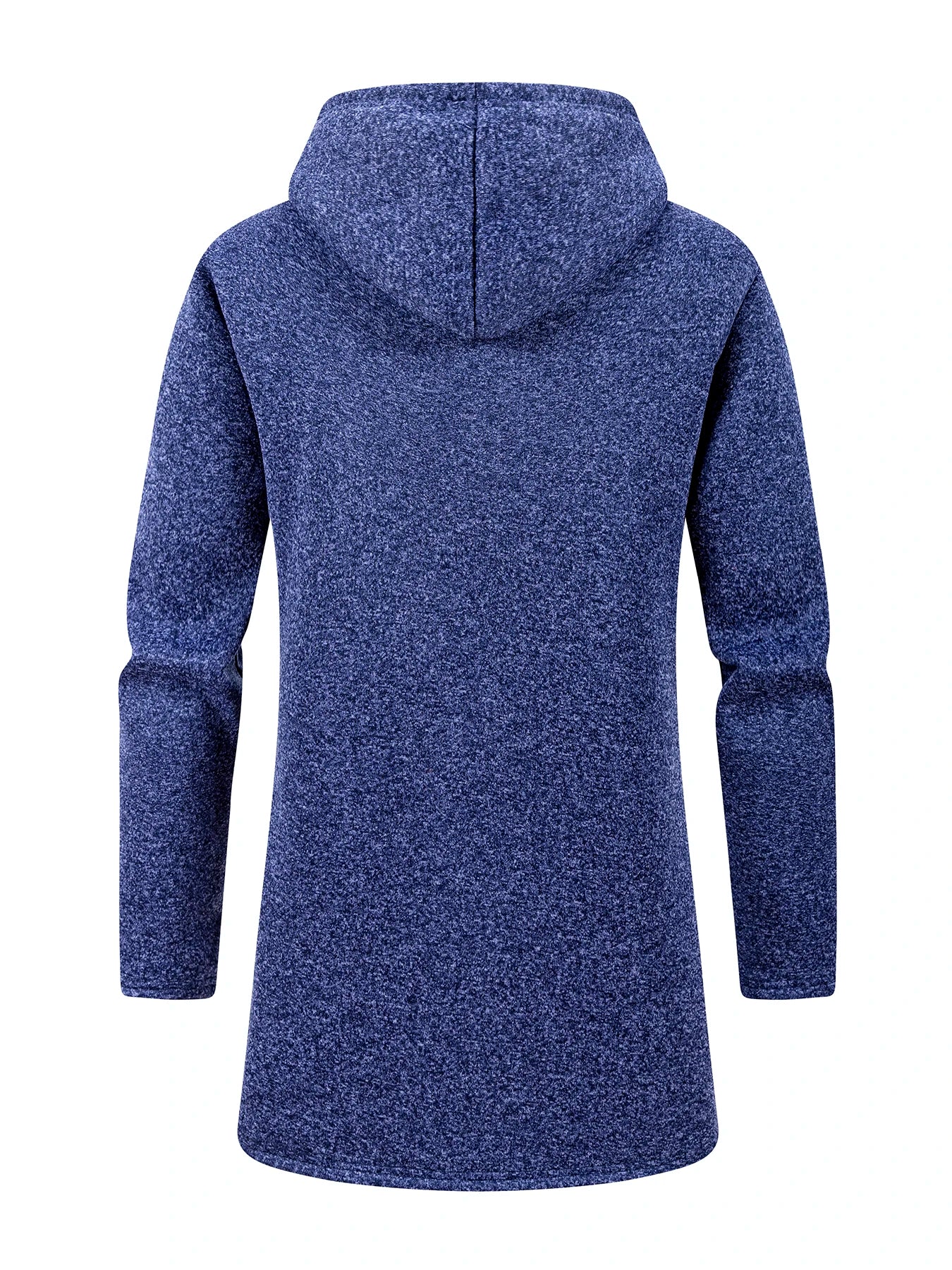 Herr Lång Vinterjacka med Fleece – Varm Vindskyddande Hoodie med Dragkedja, 4 Färger, Storlek S–XXXL