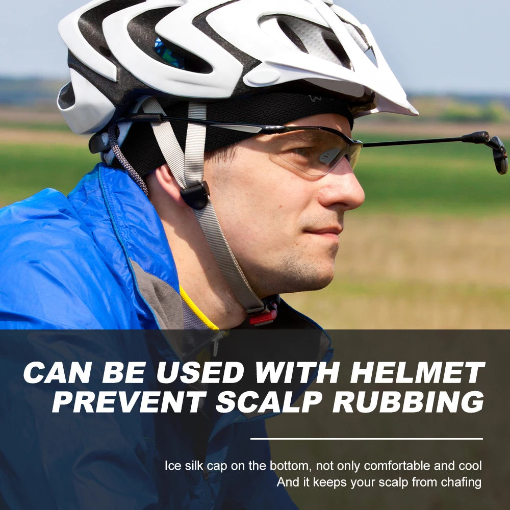 Cycling Cap Breathable Moisture Wicking Running Hiking Motorcycle Elastic Cap Absorbent Quick Dry Under Helmets Thin Hat