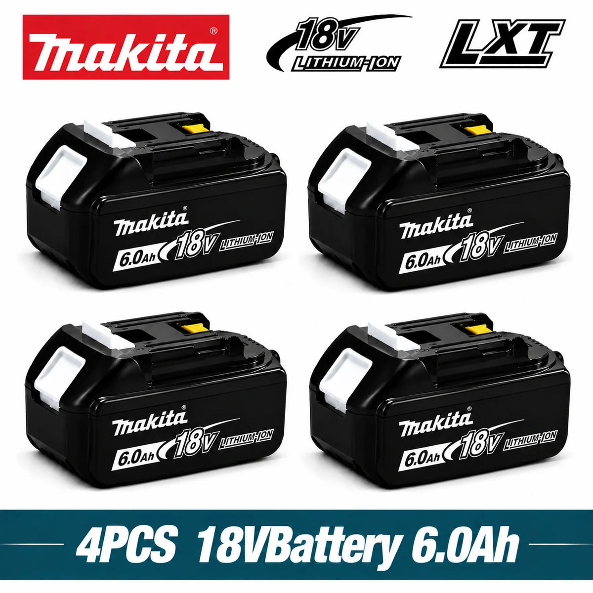 Makita DTW700 18V Kolborstfri Mutterdragare med 6.0Ah Batteri