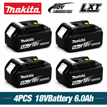 Makita DTW700 18V Kolborstfri Mutterdragare med 6.0Ah Batteri