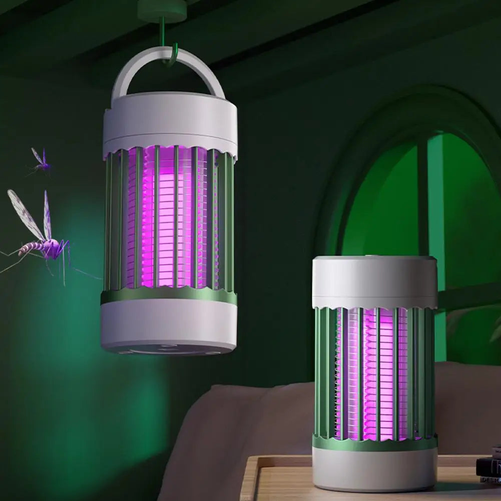 Electric Shock Mosquito Killer Lamp UV Light USB Anti Mosquito Trap For Bedroom Outdoor Camping Use Kills Moths Wasps Gnats