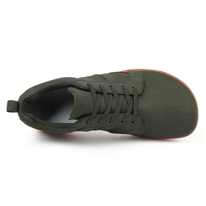 Men Barefoot Walking Wide Toe Box Zero Drop Minimalist Sneakers Non Slip Comfortable Walking Shoes Breathable Running Shoes