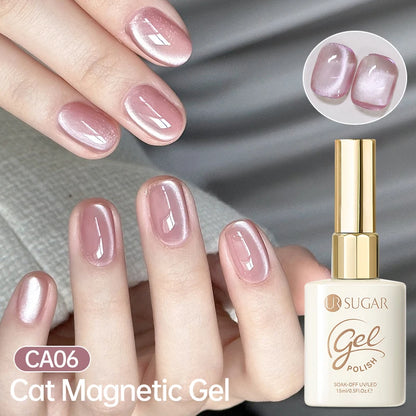 UR SUGAR 15ml Cat Magnetic Gel Nail Polish 30 Colors Semi Permanent Magnetic Gel UV/LED Soak Off Painting Vanrish Design
