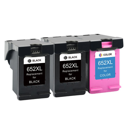 652 XL Bläckpatron Kompatibel Ersättning för HP 652XL HP652 för Deskjet 1115 1118 2135 2136 3635 3636 3835 4535 Skrivare