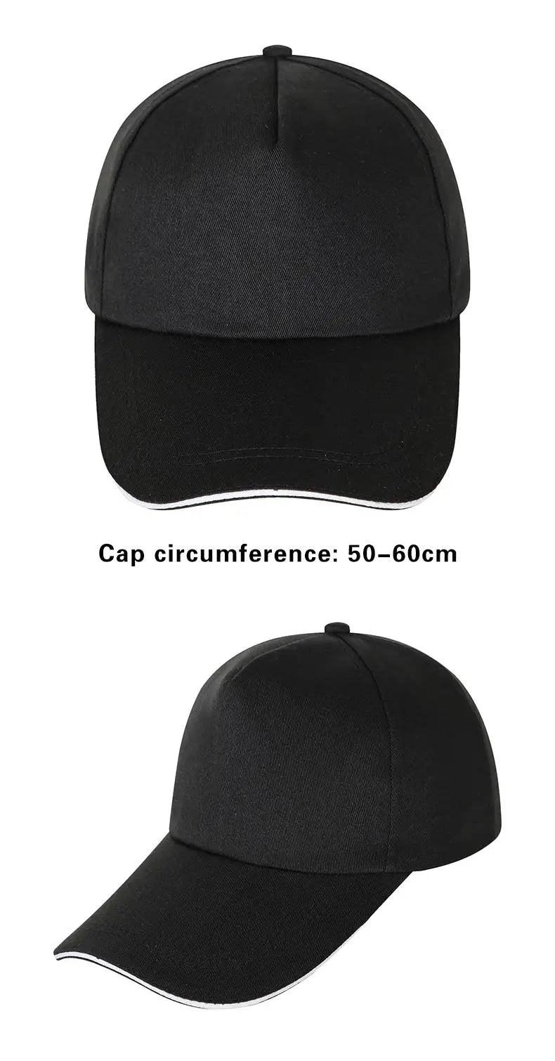 Anpassningsbar Keps Eget Logotryck Brodyr – 14 Färger Polyester/Bomull Justerbar Unisex Fri Design Gratis Tryck Profilkläder