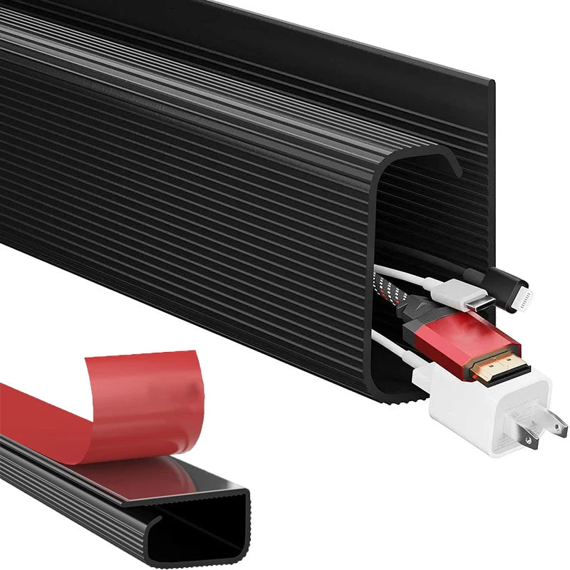 Kabelorganisatör för skrivbord vit