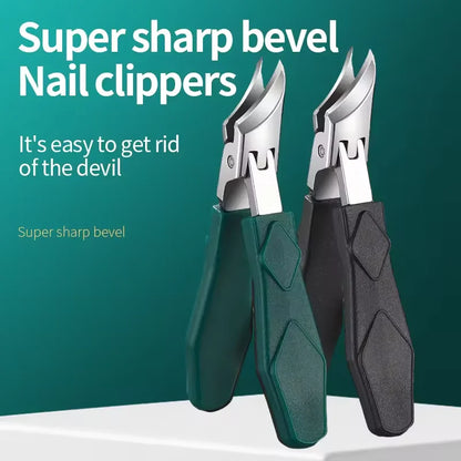 Toe Nail Clipper for Ingrown or Thick Toenails Trimmer Professional Podiatrist Toenail Nipper with Stainless Steel