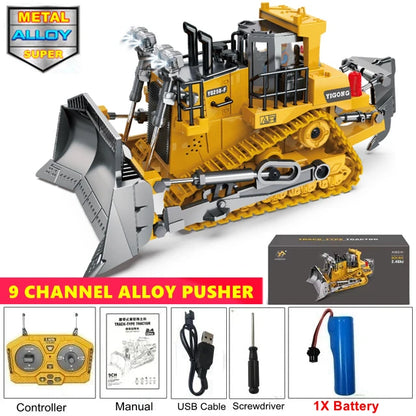 Oike 4WD Radiostyrd Grävmaskin Dumpare Bulldozer RC-bil