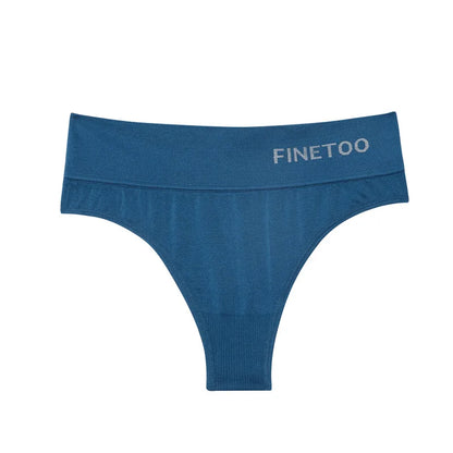 FINETOO 2PCS/Set M-2XL Bodyshaper G-String Panties Women Slim Underwear Female Lingerie Sexy Lady Thongs High Waist Underpants