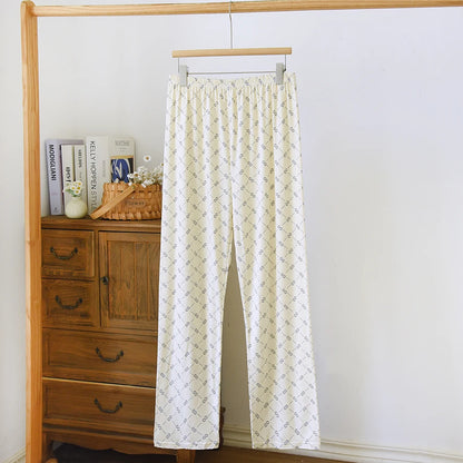 Herr Pyjamasbyxor Långa – Tunna Andningsbara Casual Hemmabyxor, 12 Färger M–6XL