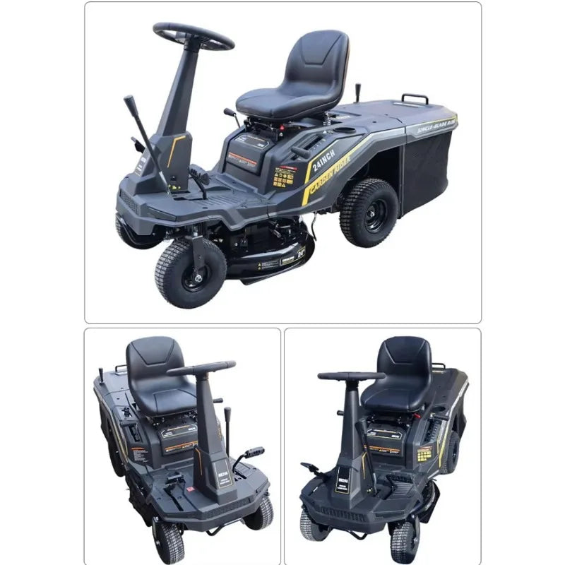 Åkgräsklippare med bensindrift och 24V