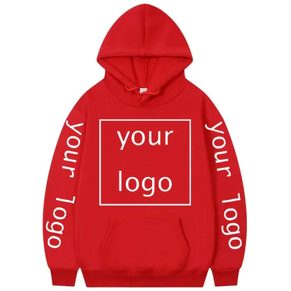 Zip-up Hoodie med Eget Tryck – Fleece, Huva & Dragkedja | S–XXXL