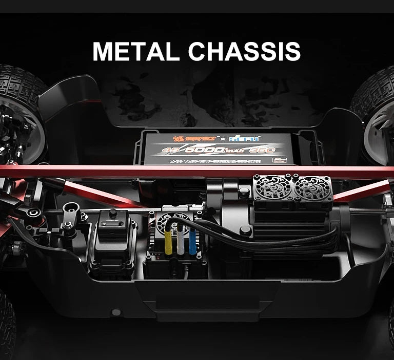 Hyper Go MJX 7303 1/7 RC Car 4WD 60KM/H Brushless High-Speed Off-Road Racing C3 Simulation Citroen Drift Car Climbing Car